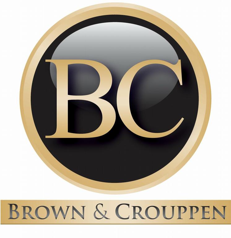 Large Button Logo from Brown & Crouppen Law Firm in Fairview Heights